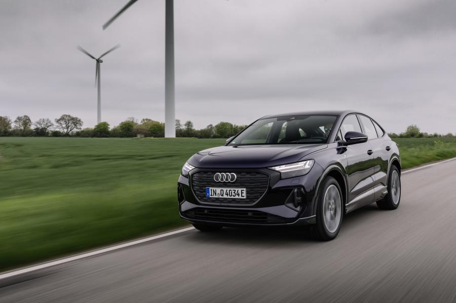  Audi Q4 Sportback 40 e-tron S line 2021 года  (WW) (фото 19 из 23)